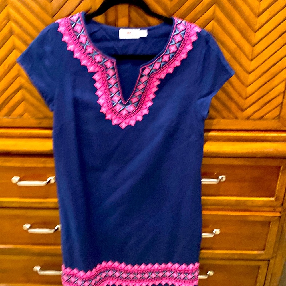 Vineyard vines Linen  dress size to